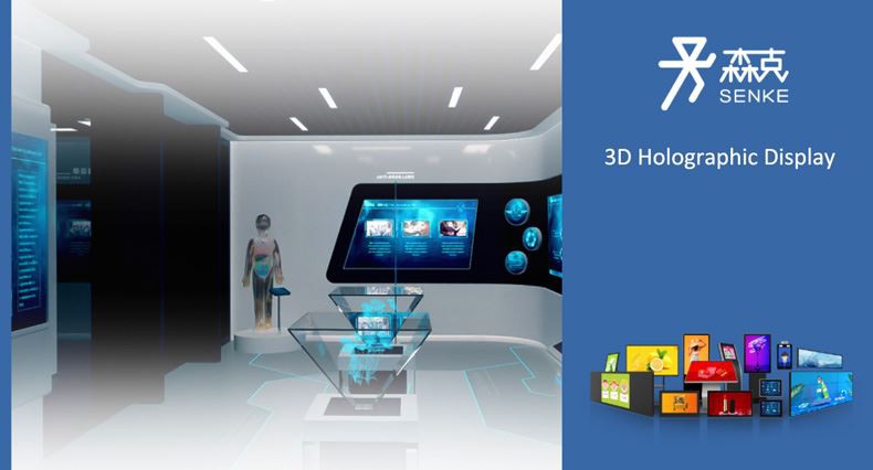 Vitrina hologràfica de nous productes Senke